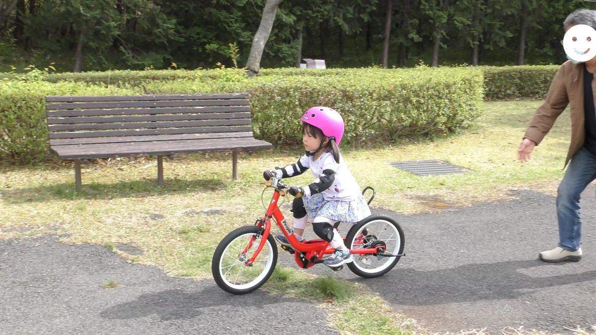 4歳3か月 ケッターサイクルで自転車デビュー