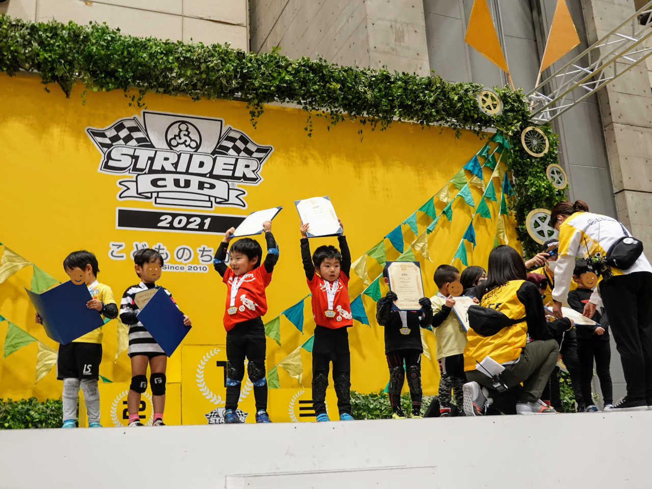 ストライダーカップ2021東京ラウンド 4歳クラス表彰式