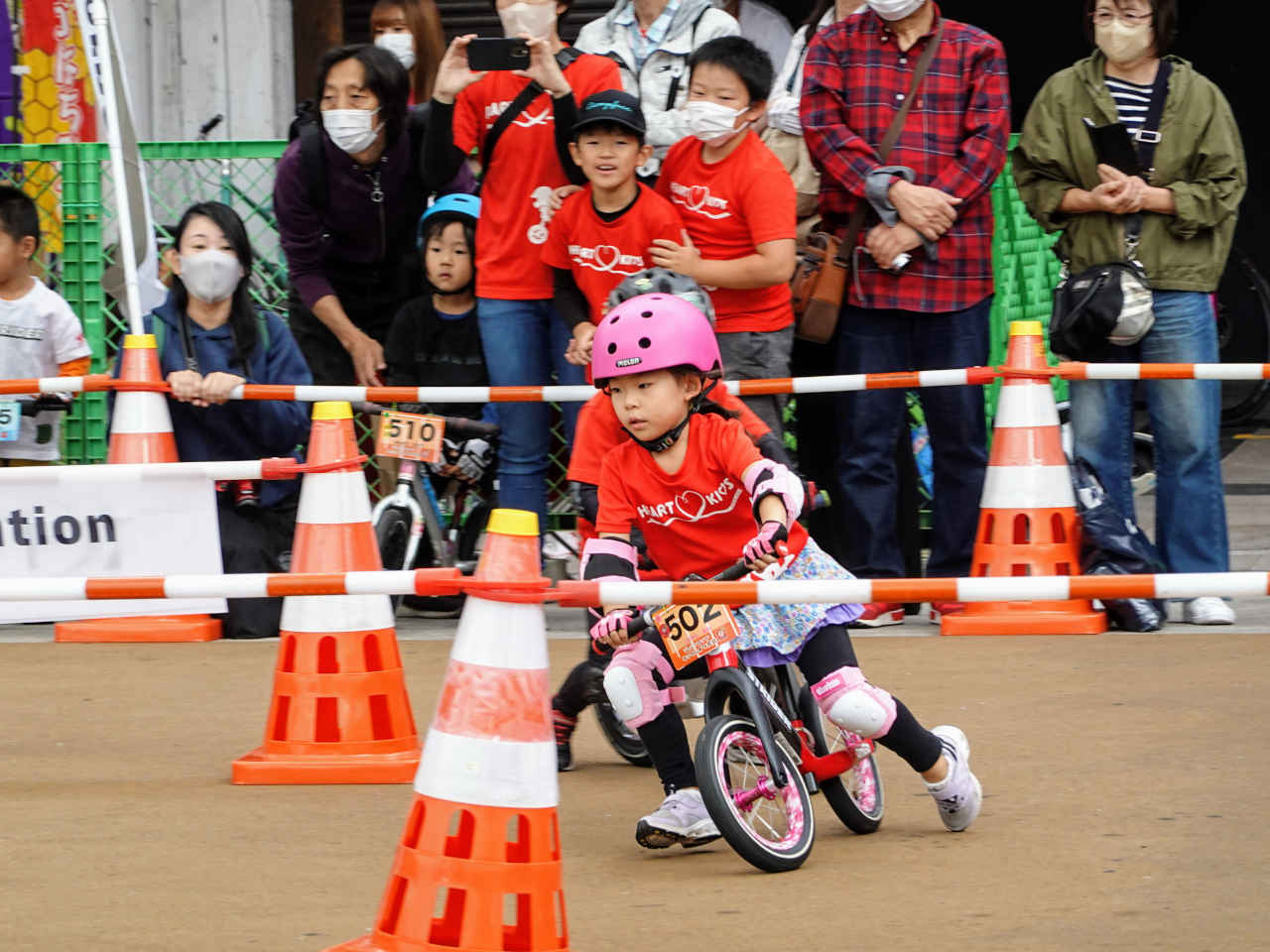 ストライダー大会のジャパンカップキックバイク大会 5歳決勝